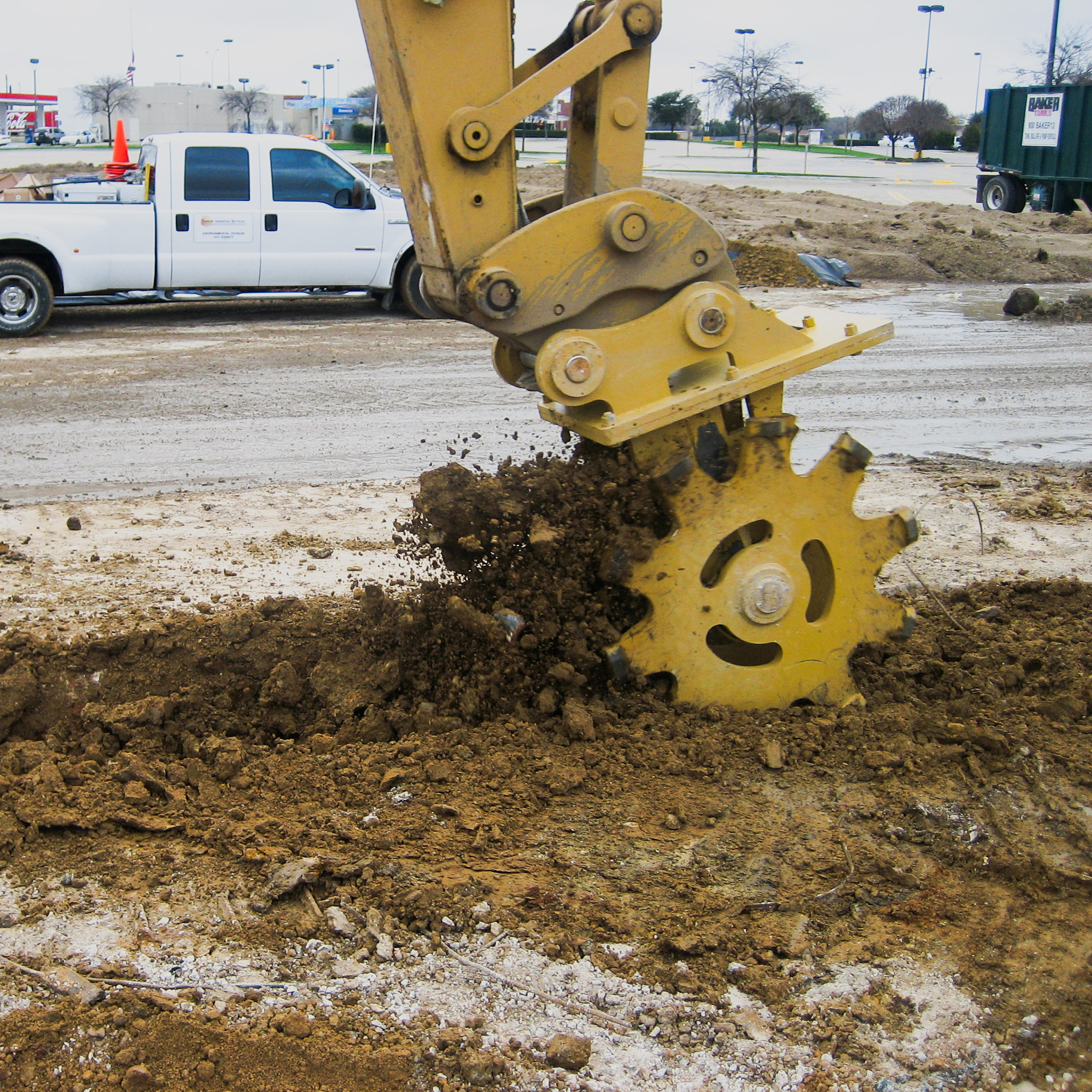 Excavator Compaction Wheel Tamper Foot for sale Tamping Dirt - Rockland Manufacturing