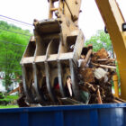 Excavator Rakes for sale Scooping Rubble - Rockland Manufacturing