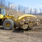 LF-W Grapple Bucket for sale Scooping Logs - Rockland Manufacturing