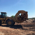 Loader Sorting Grapple for sale Moving Logs - Rockland Manufacturing