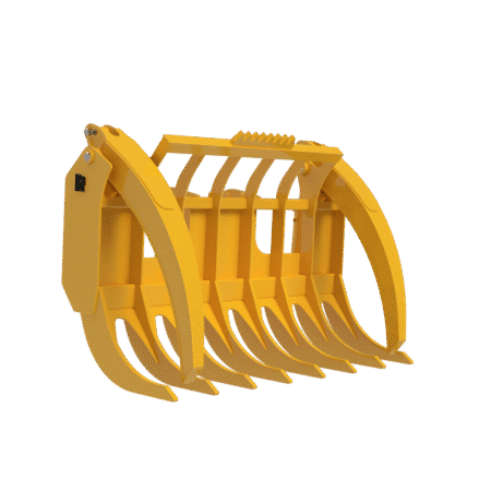 Loader Rake with Clamps