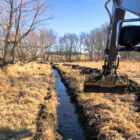 Excavator Tilt Bucket for sale Scooping Dirt - Rockland Manufacturing