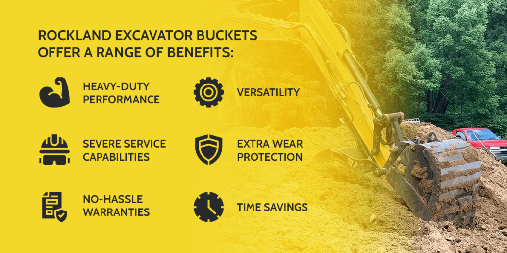 Benefits of buying an excavator bucket from rockland manufacturing