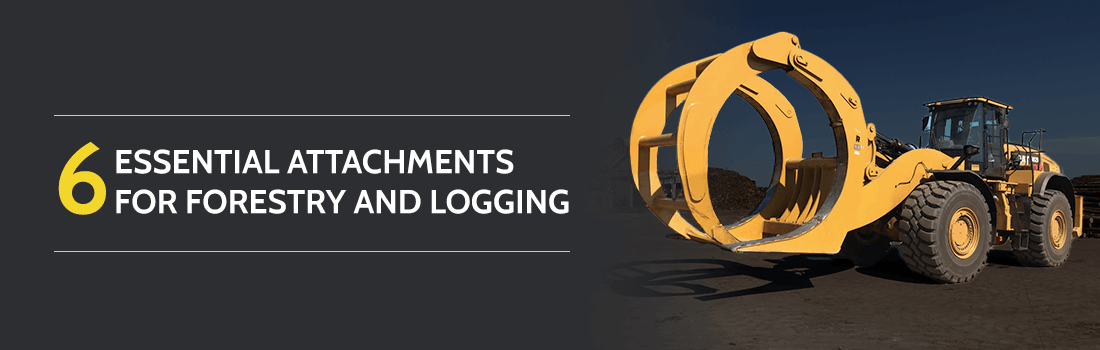 logging and forestry attachments for loaders - Rockland attachments