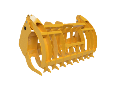 Loader Rake with Wide Clamp