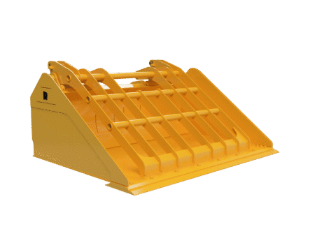 Refuse Tamping Bucket with Clamps